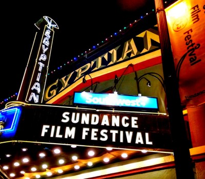 Sundance Film Festival Billing on Egyptian Theater Marquee